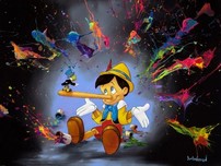 Pinocchio Artwork Pinocchio Artwork Who Spilled the Paint? (SN)